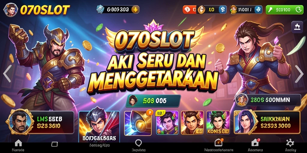 Screenshot gameplay 070SLOT menampilkan aksi seru dan tantangan mendebarkan.