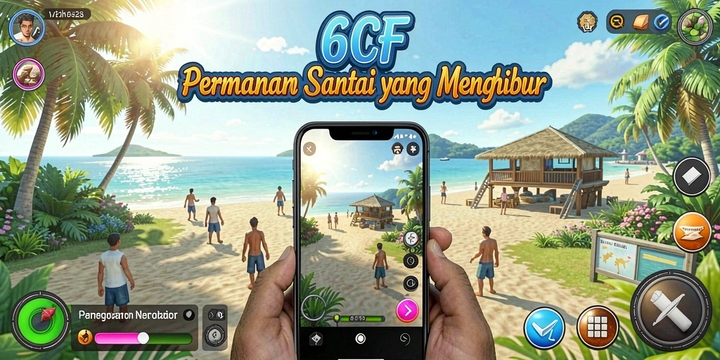 Screenshot gameplay 6CF yang menampilkan keseruan bermain.