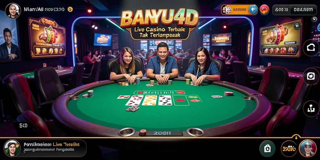 Gameplay menyenangkan dengan dealer langsung di BANYU4D.