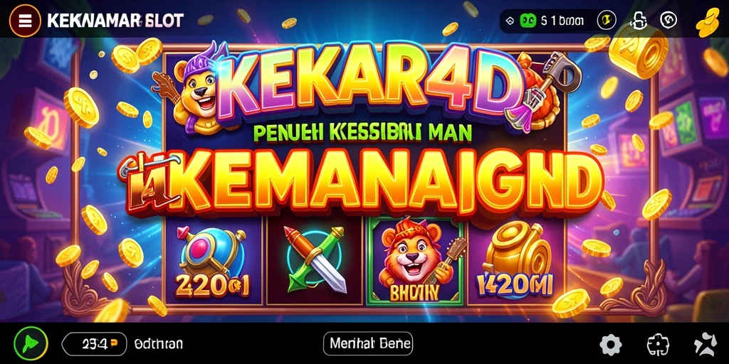 Screenshot menunjukkan gameplay seru dan menegangkan dari KEKAR4D.