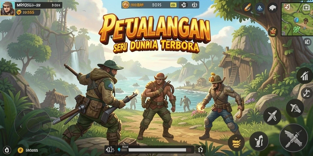 Gameplay mendebarkan di dunia terbuka MPO555.