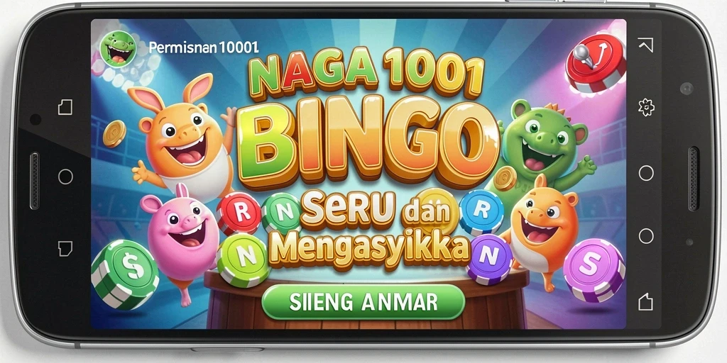 Screenshot game Bingo NAGA1001 menampilkan antarmuka yang menarik dan gameplay yang seru.