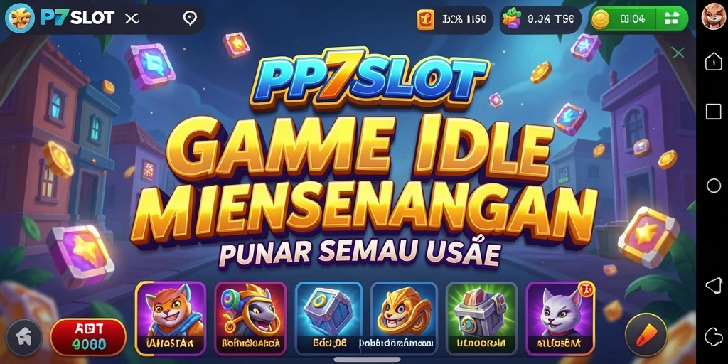Screenshot utama PP7SLOT menampilkan gameplay slot yang menarik dan menyenangkan.