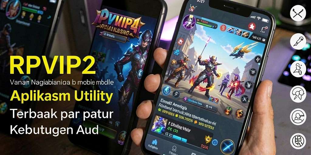 Tampilan utama RPVIP2 dengan fitur utilitas lengkap.