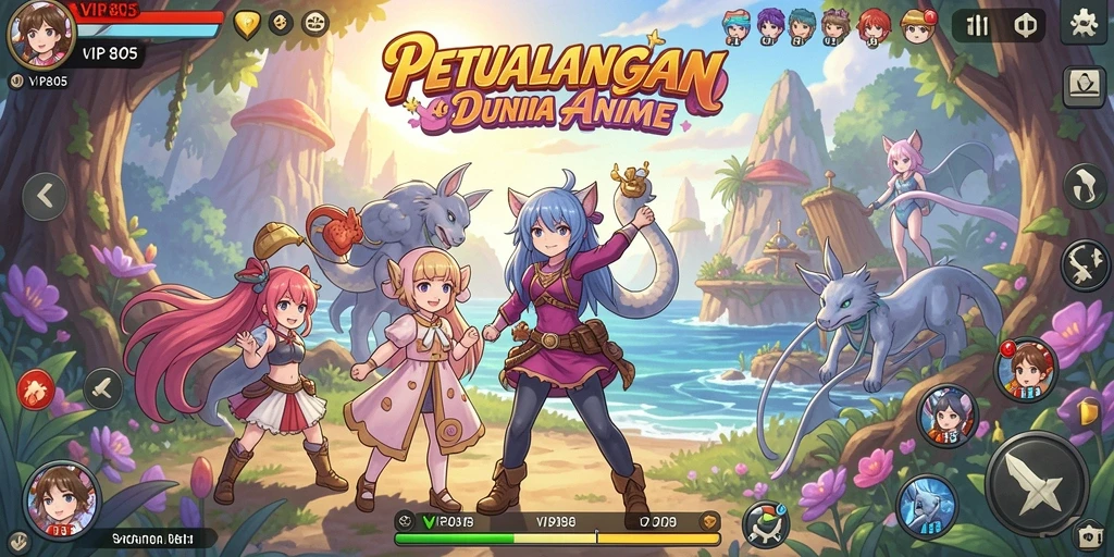 Tampilan menakjubkan dari gameplay Anime VIP805 yang mengasyikkan.