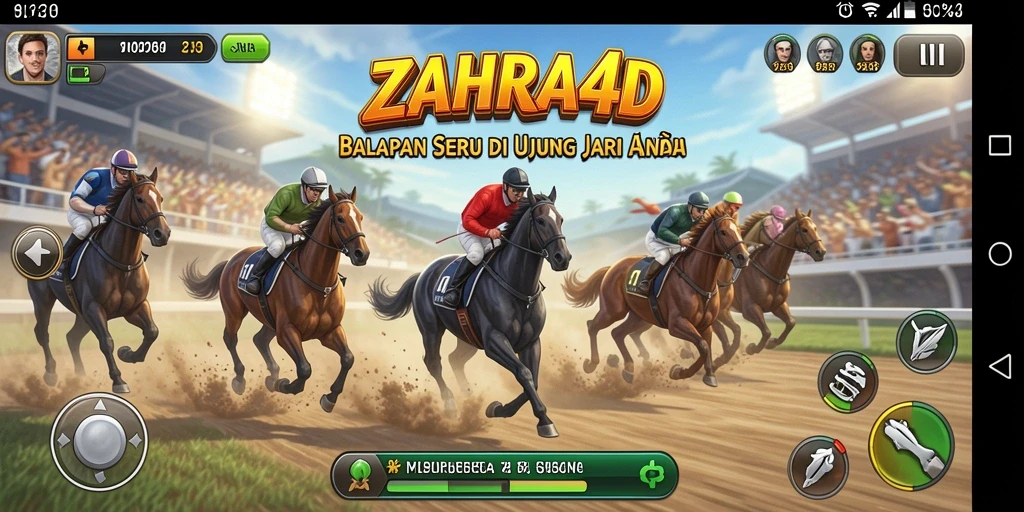 Gameplay ZAHRA4D yang penuh aksi dan kecepatan.